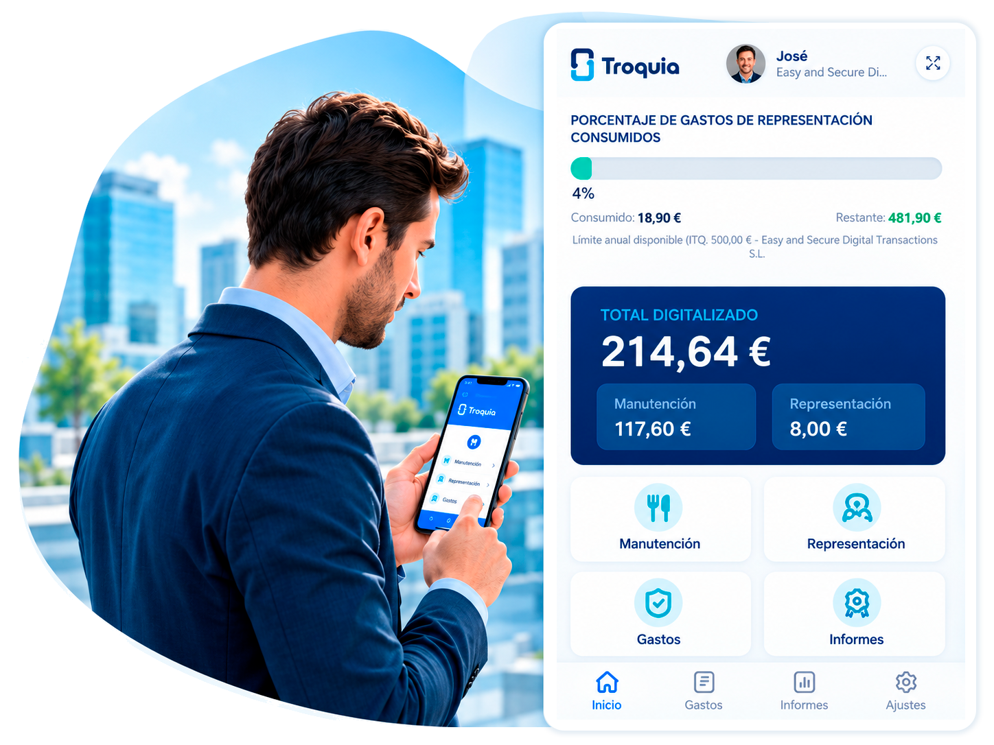 Troquia, la app que convierte tus gastos en ventajas fiscales